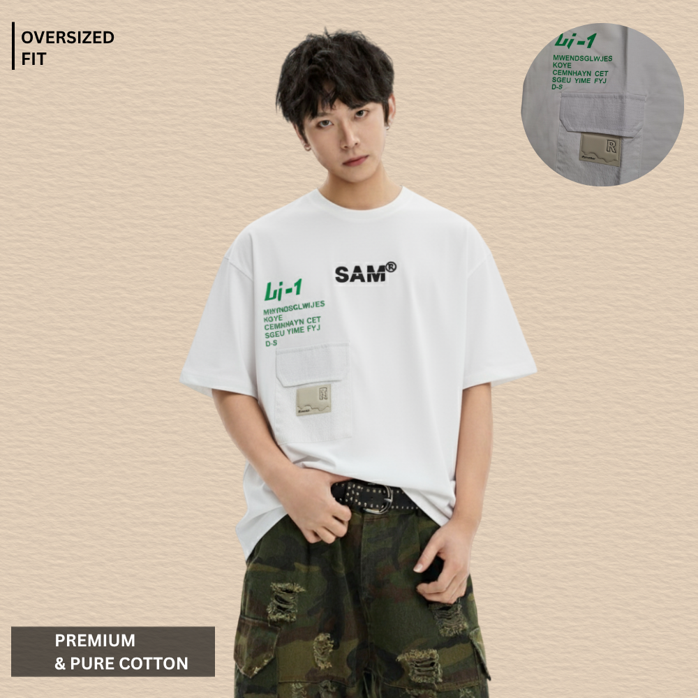 Utility Pocket Oversized T-Shirt