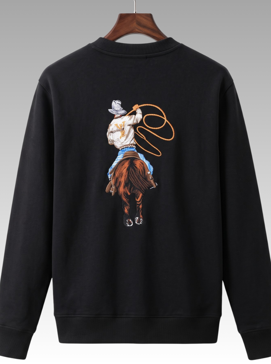 Premium Horse Rider Printed Sweatshirt