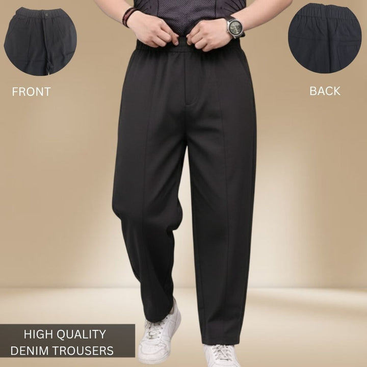 Relaxed Fit Stretch Trousers