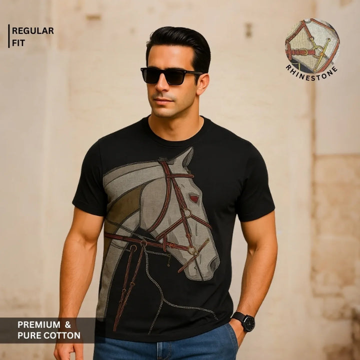 Horse Bridle Graphic T-Shirt