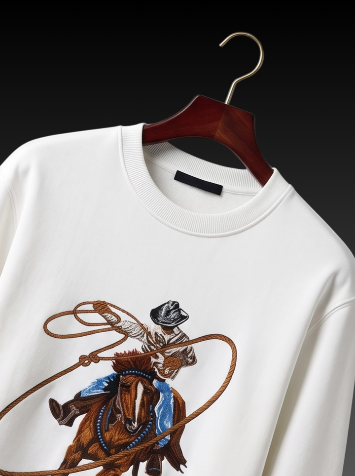 Premium Horse Rider Printed Sweatshirt