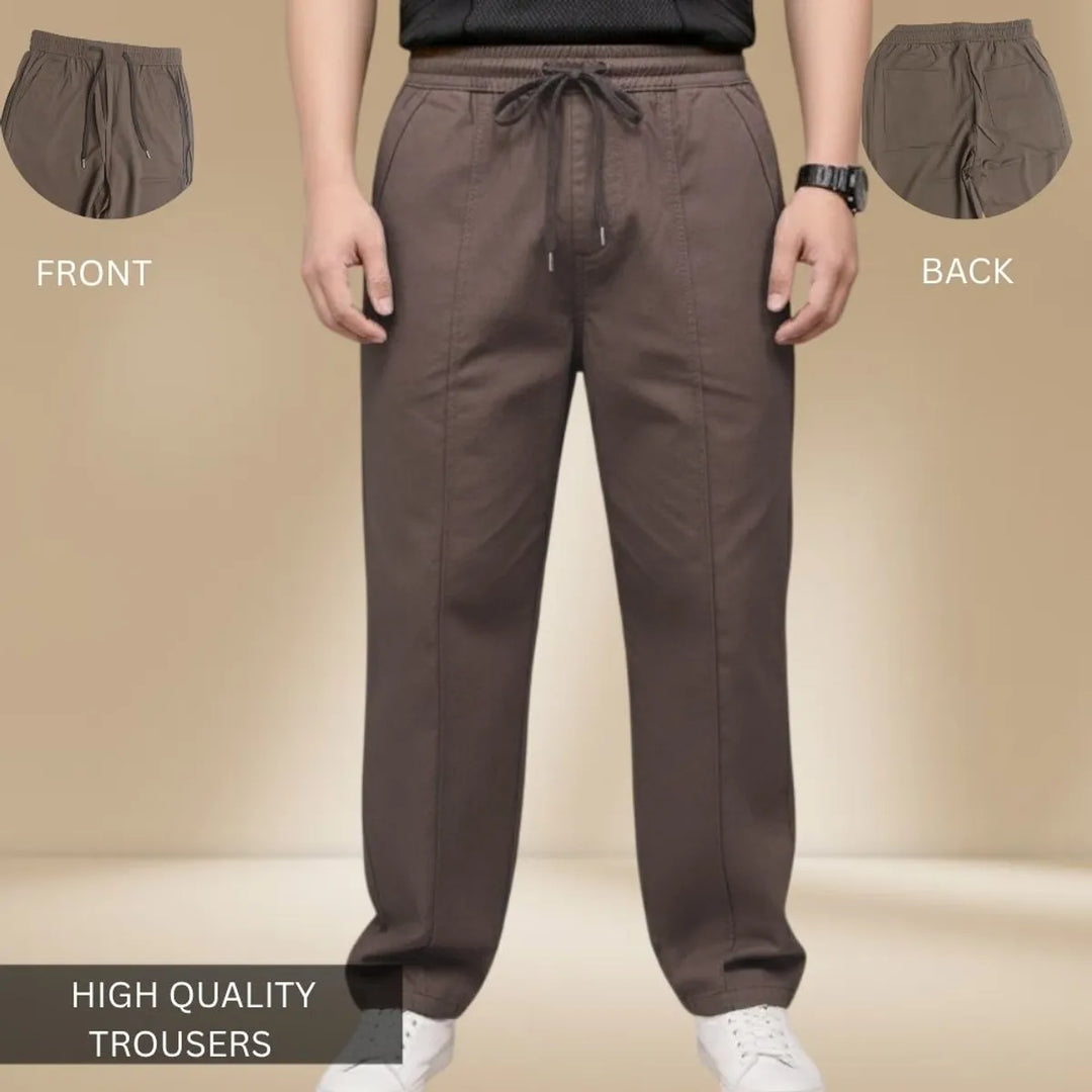 Relaxed Fit Stretch Trousers
