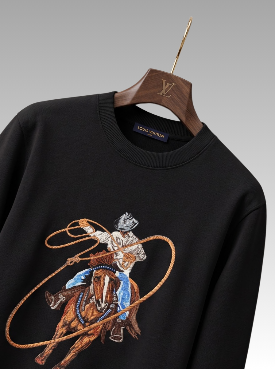 Premium Horse Rider Printed Sweatshirt