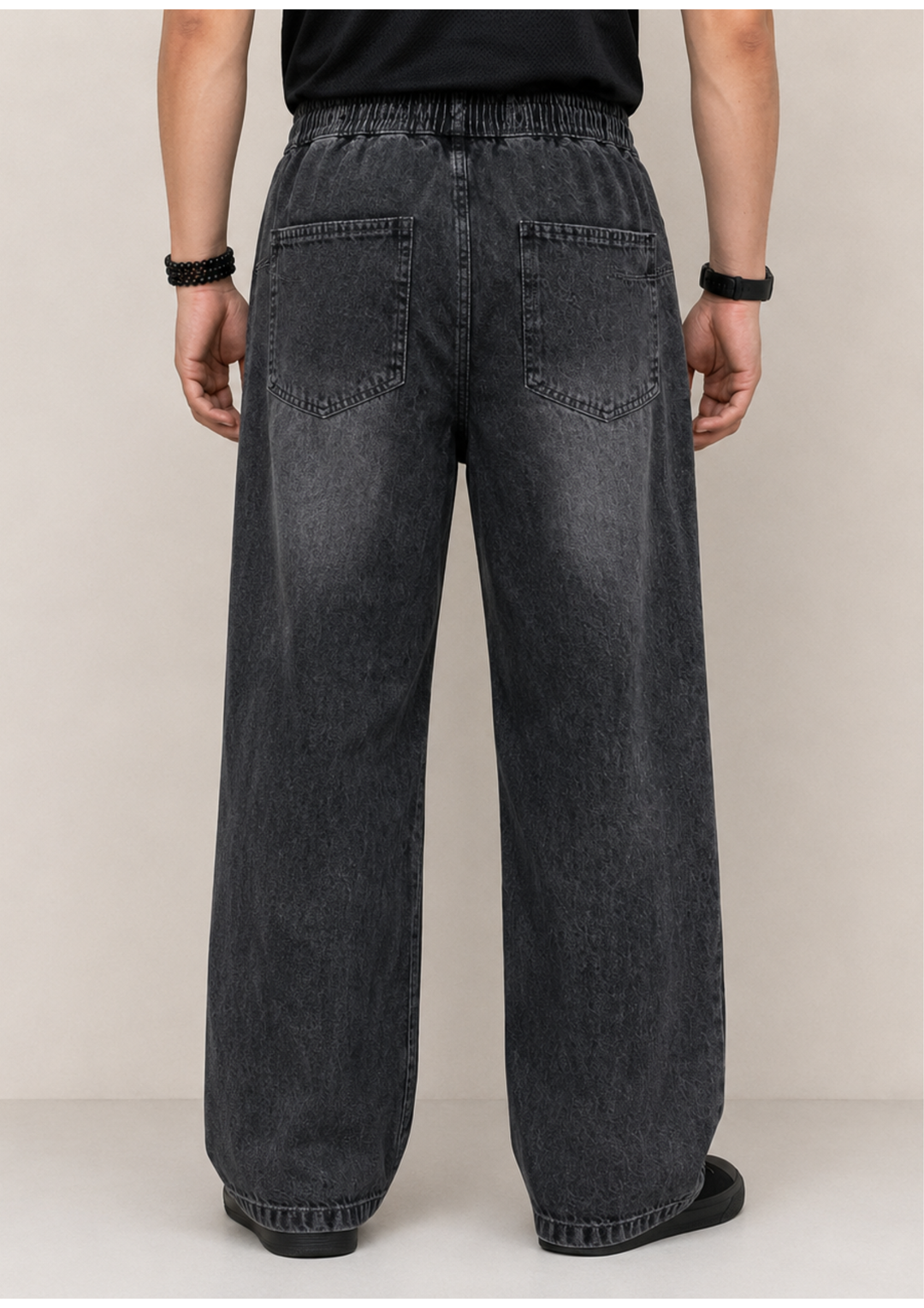 Relaxed Fit Denim Joggers
