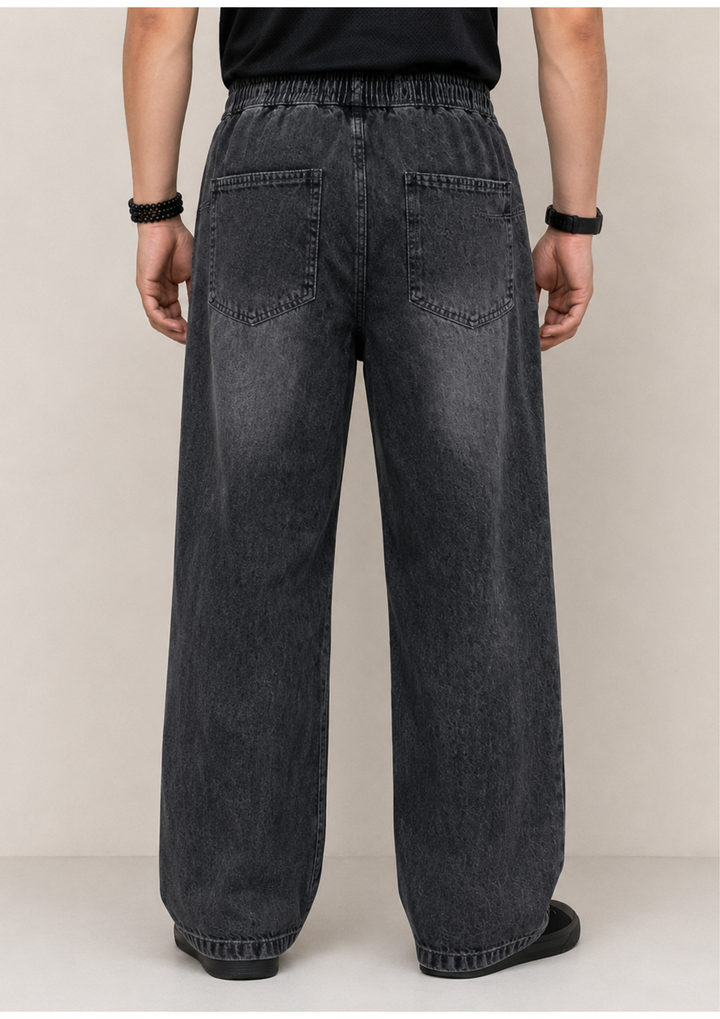Relaxed Fit Denim Joggers