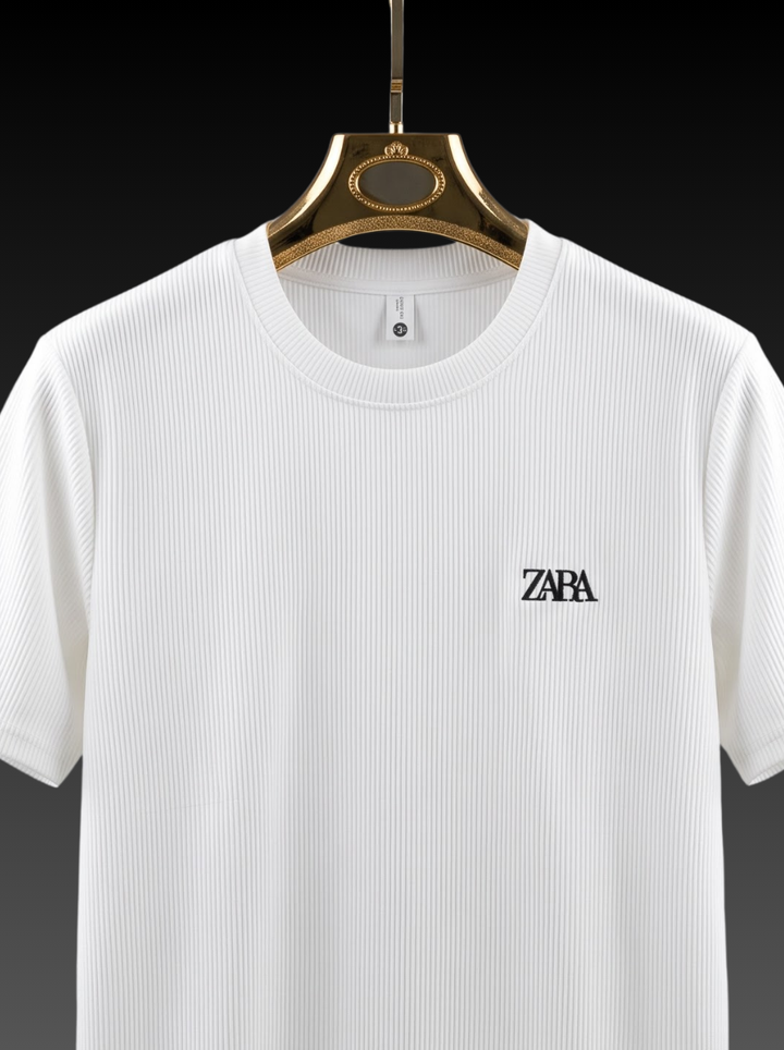 Ribbed T-Shirt &amp; Shorts Cordset
