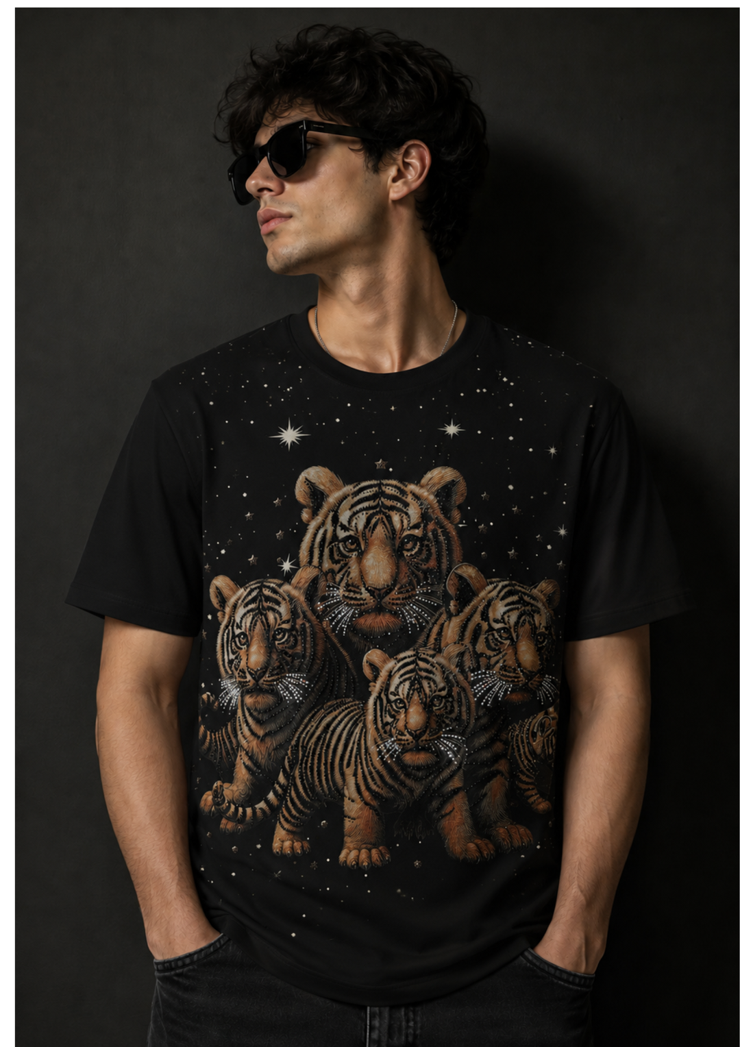 Tiger Family Swarovski T-Shirt