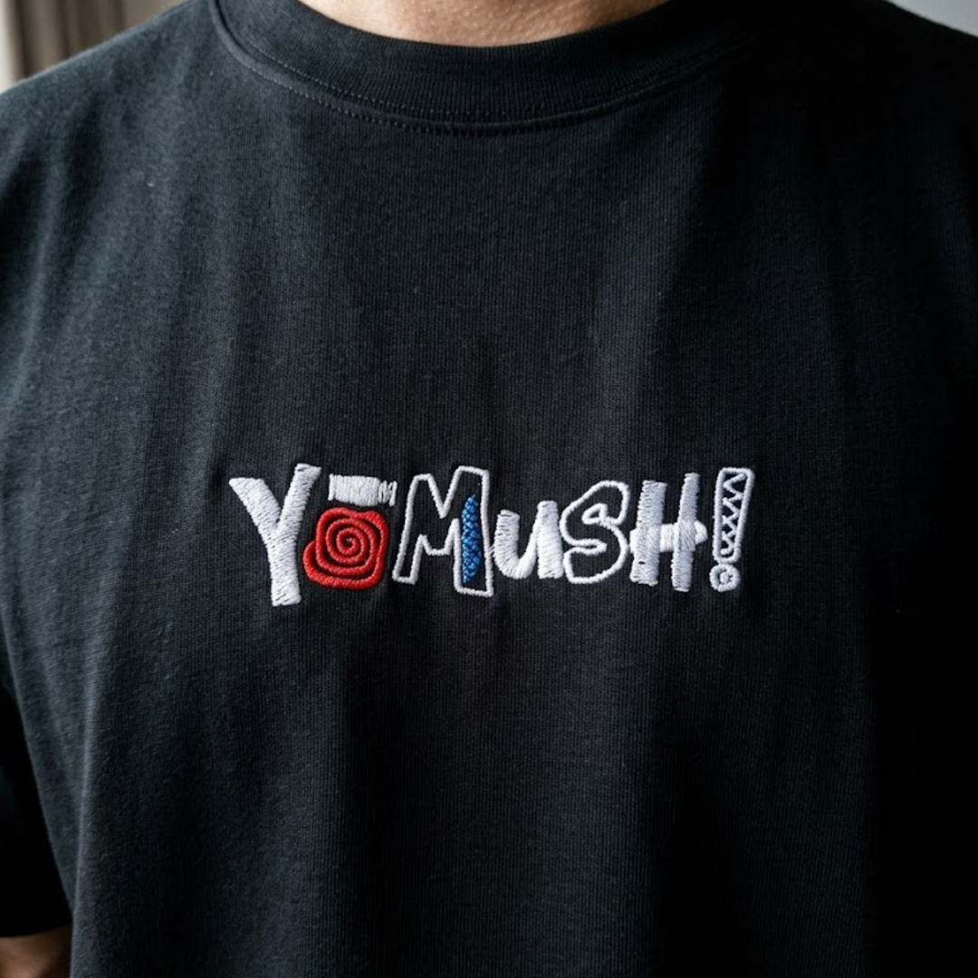SpongeBob Embroidered Graphic T-Shirt