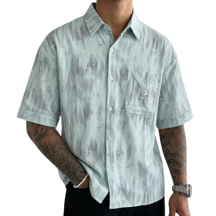 Oversized Acid Wash Shirt
