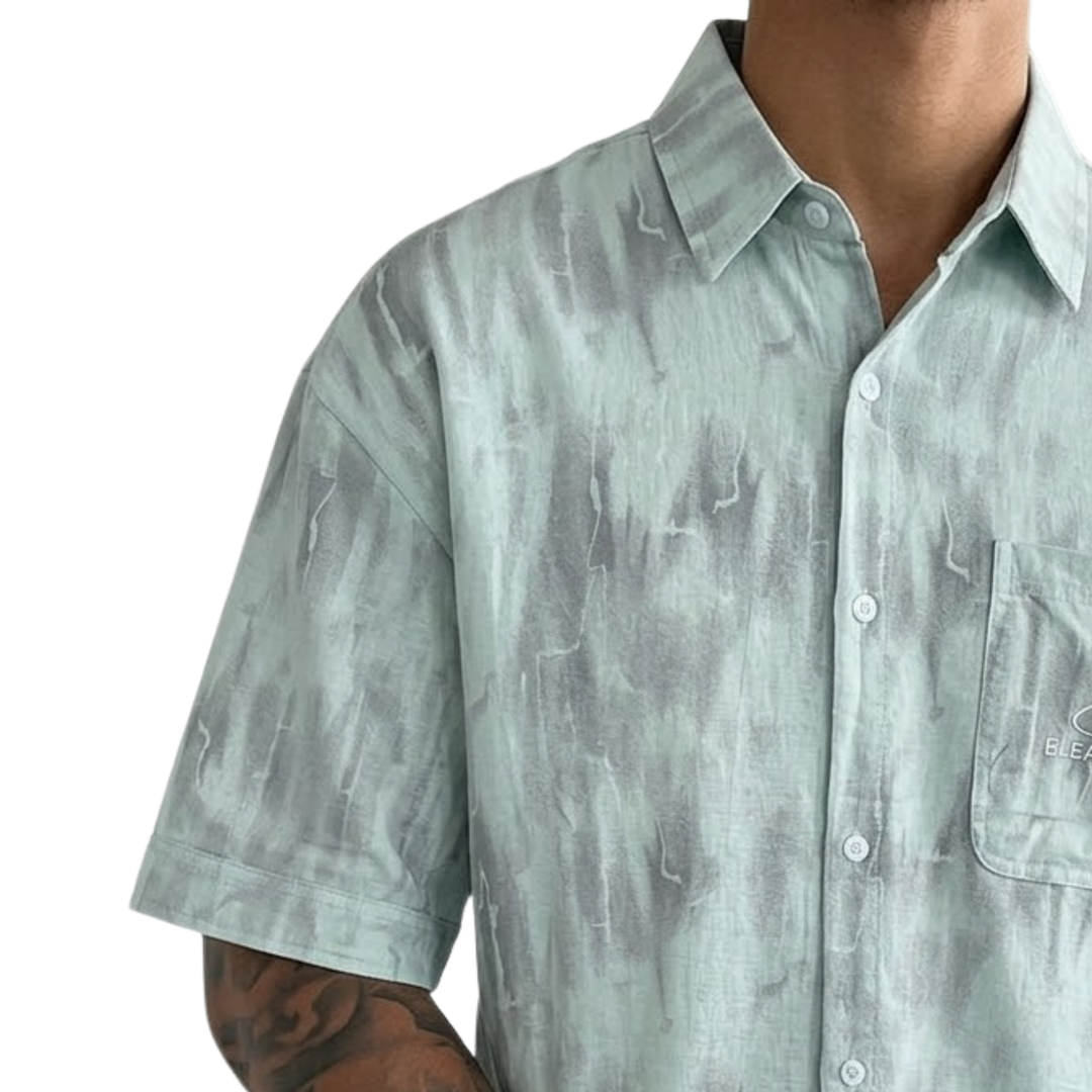 Oversized Acid Wash Shirt