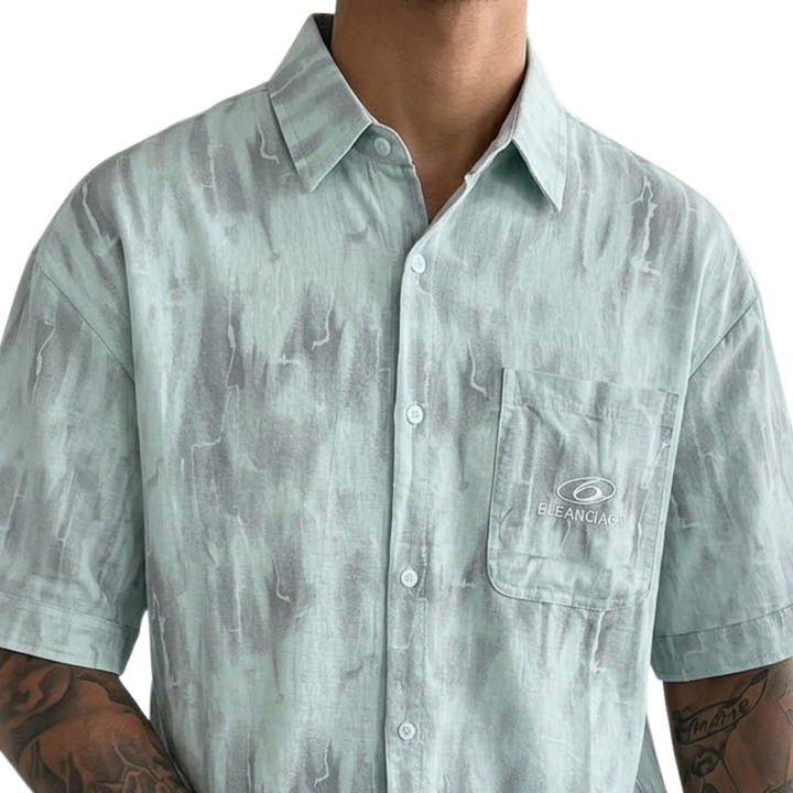 Oversized Acid Wash Shirt