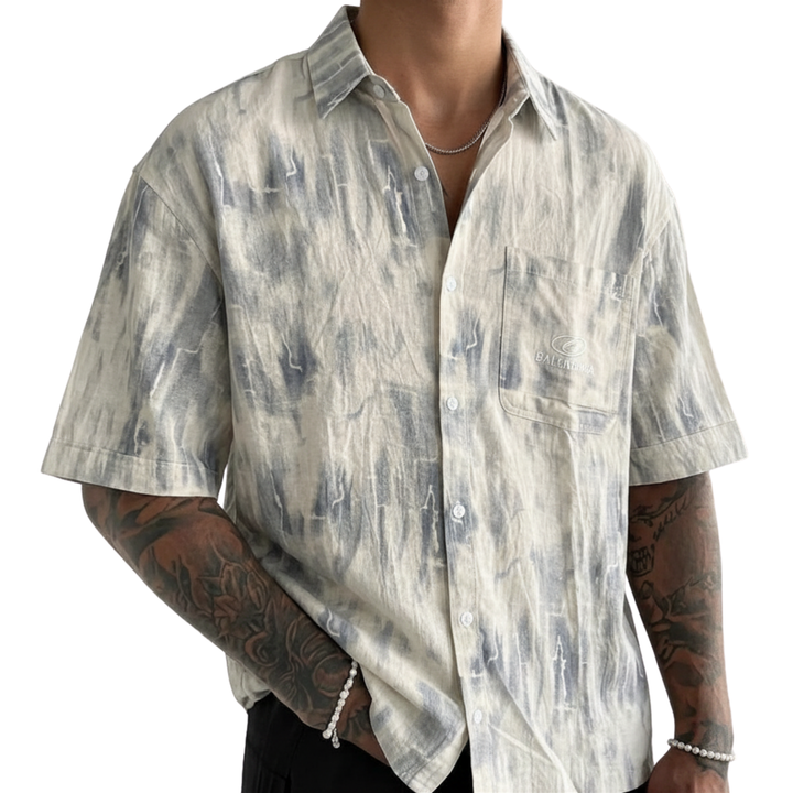 Oversized Acid Wash Shirt
