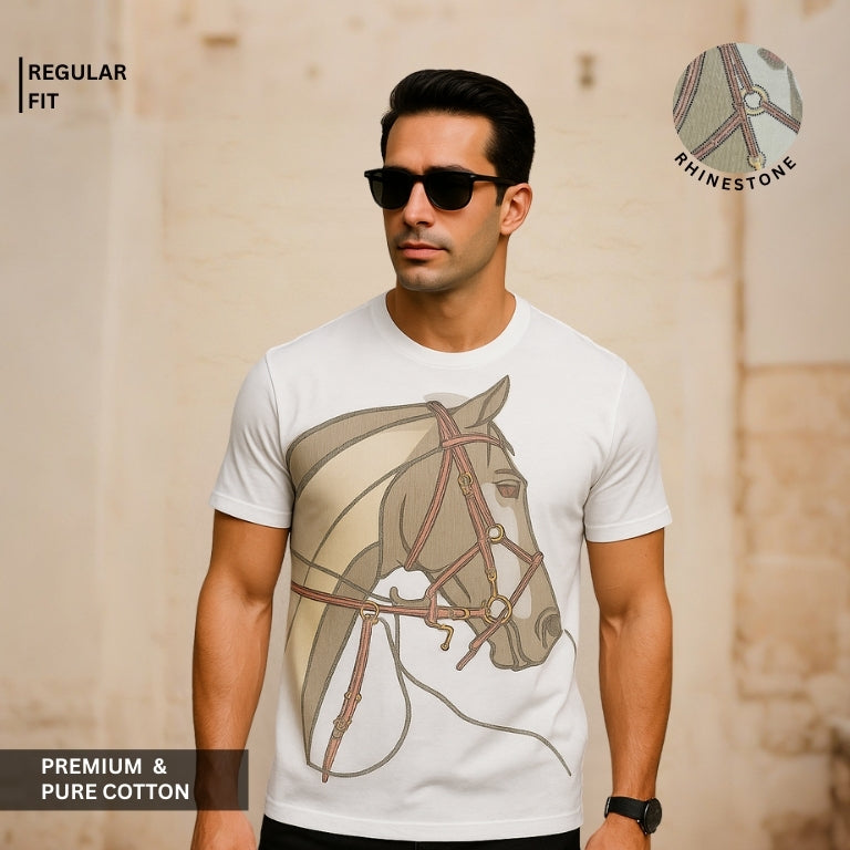 Horse Bridle Graphic T-Shirt