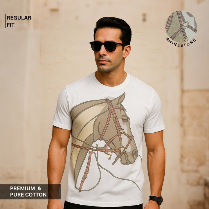 Horse Bridle Graphic T-Shirt
