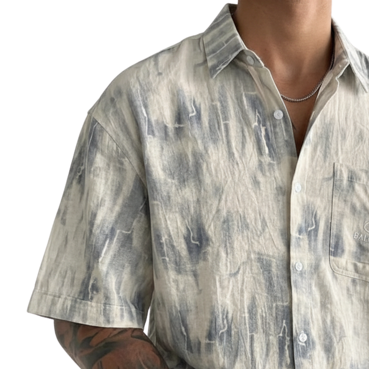 Oversized Acid Wash Shirt