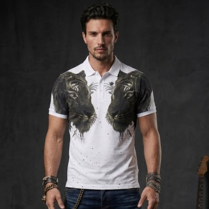 Twin Tiger Swarovski Polo