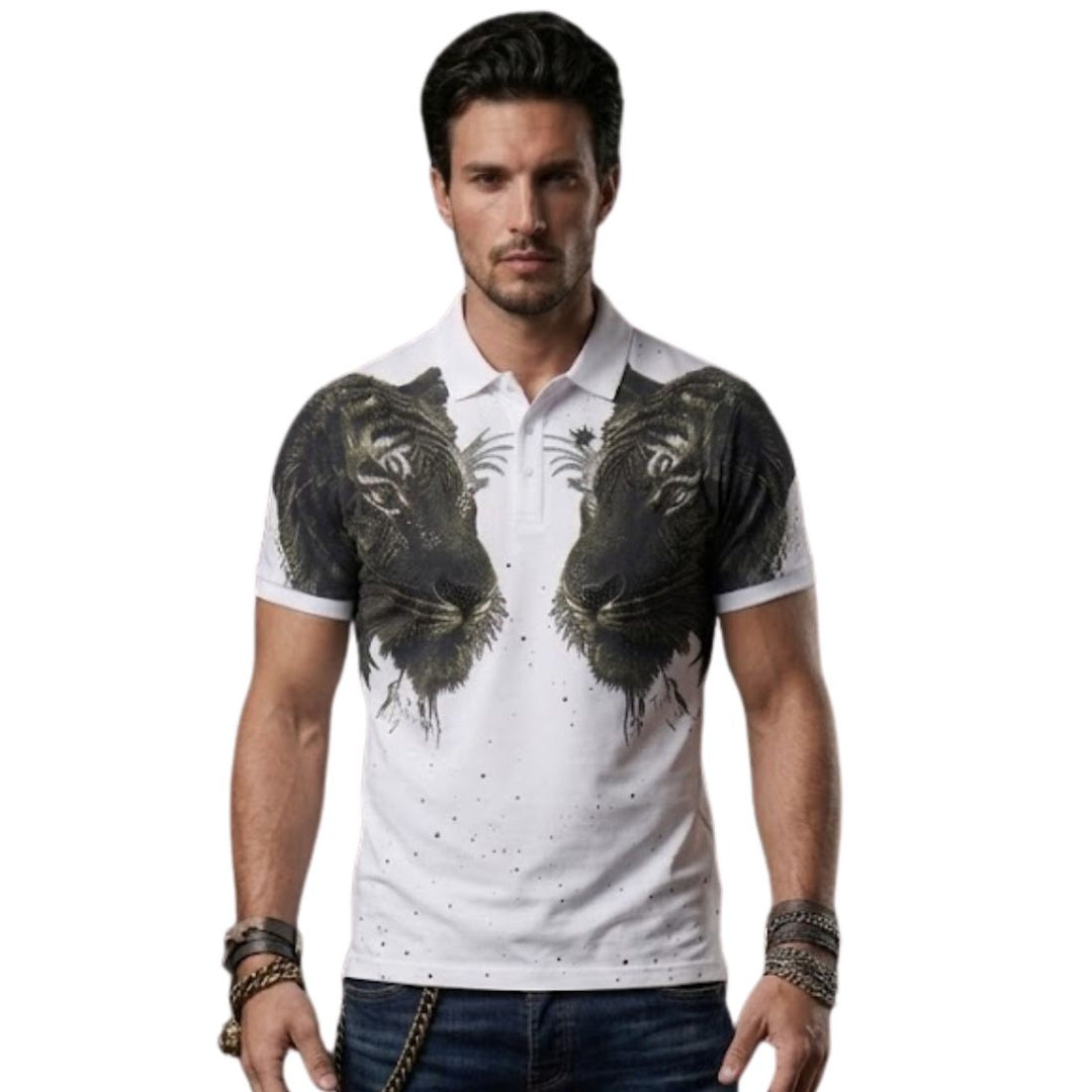 Twin Tiger Swarovski Polo