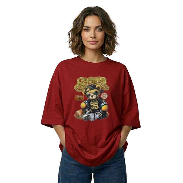 Vintage Teddy Bear Oversized T-Shirt