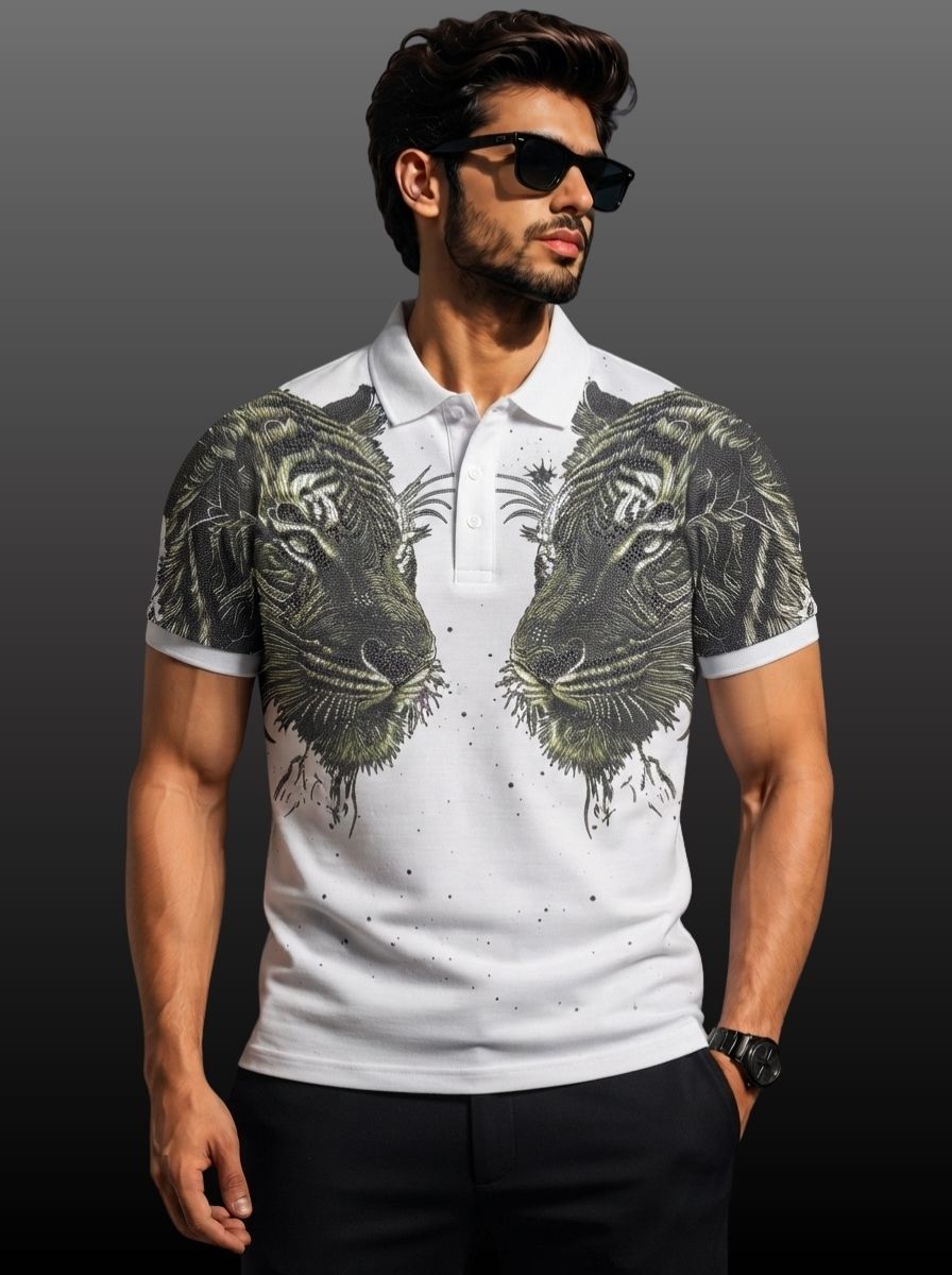 Twin Tiger Swarovski Polo