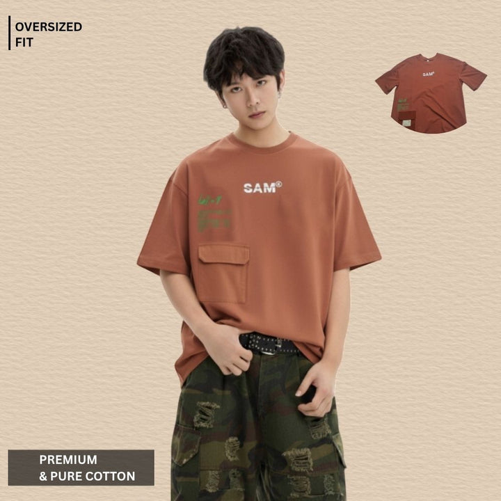 Utility Pocket Oversized T-Shirt