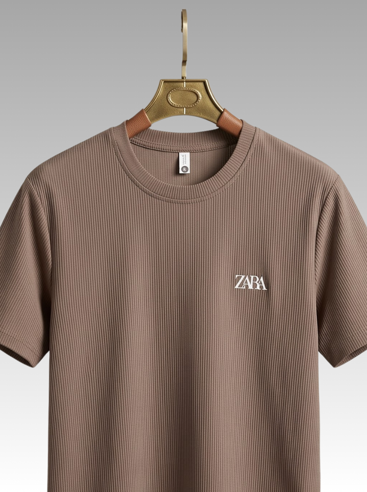 Ribbed T-Shirt &amp; Shorts Cordset