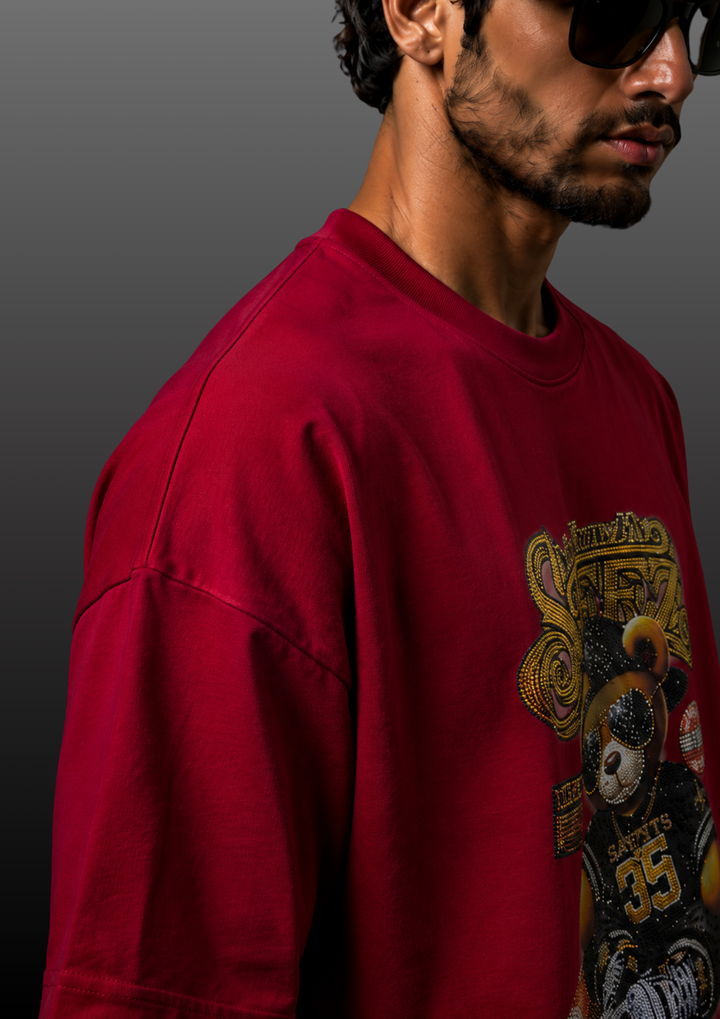 Swarovski Football Bear T-Shirt