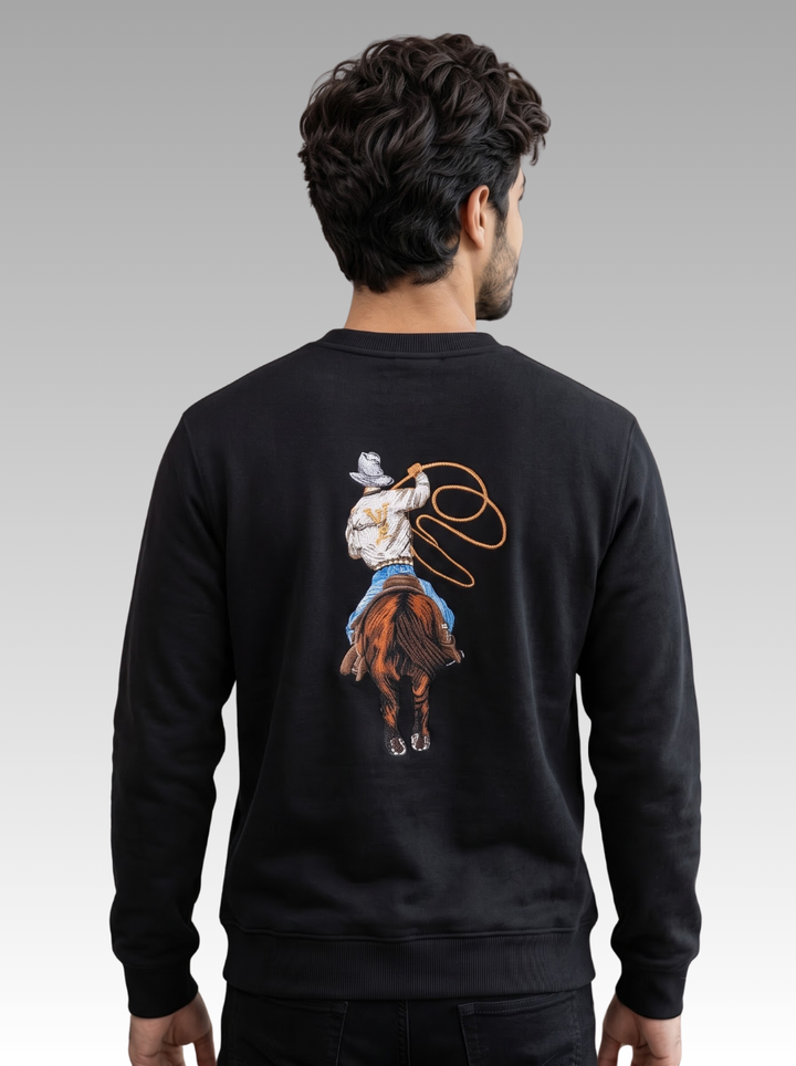 Premium Horse Rider Printed Sweatshirt