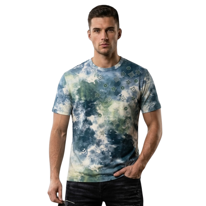 Smoke Print Swarovski T-Shirt