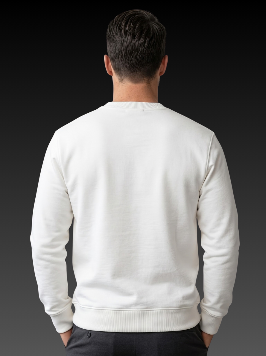 Sneaker Grid Graphic Print Sweatshirt