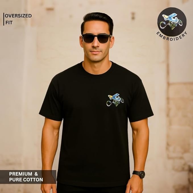 Pilot Bear Embroidered T-Shirt