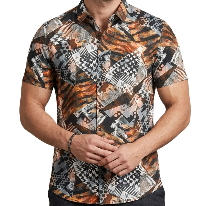 Patchwork Resort Shirt