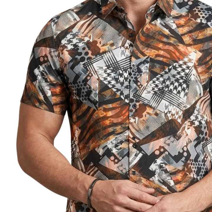 Patchwork Resort Shirt