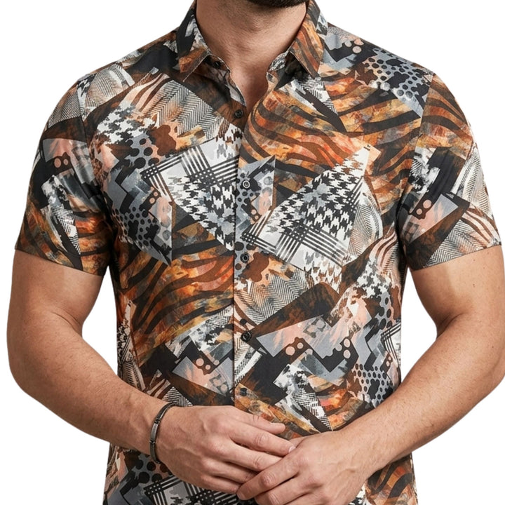 Patchwork Resort Shirt