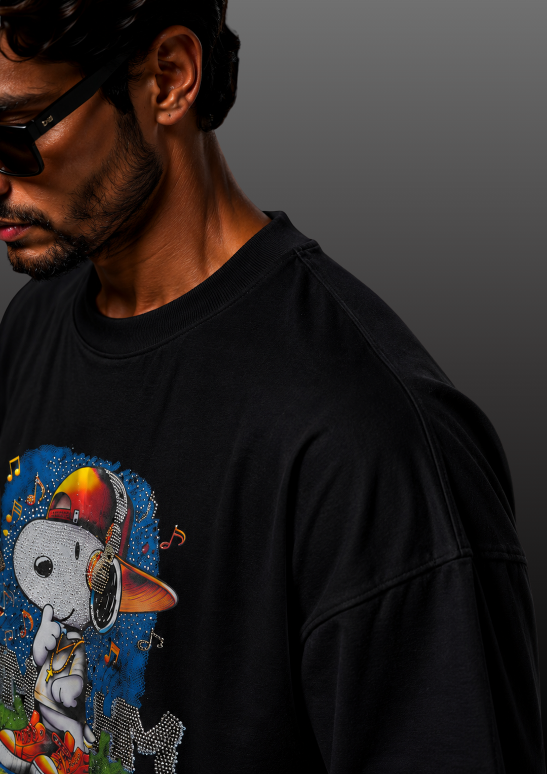 Swarovski Musical Graphic T-Shirt
