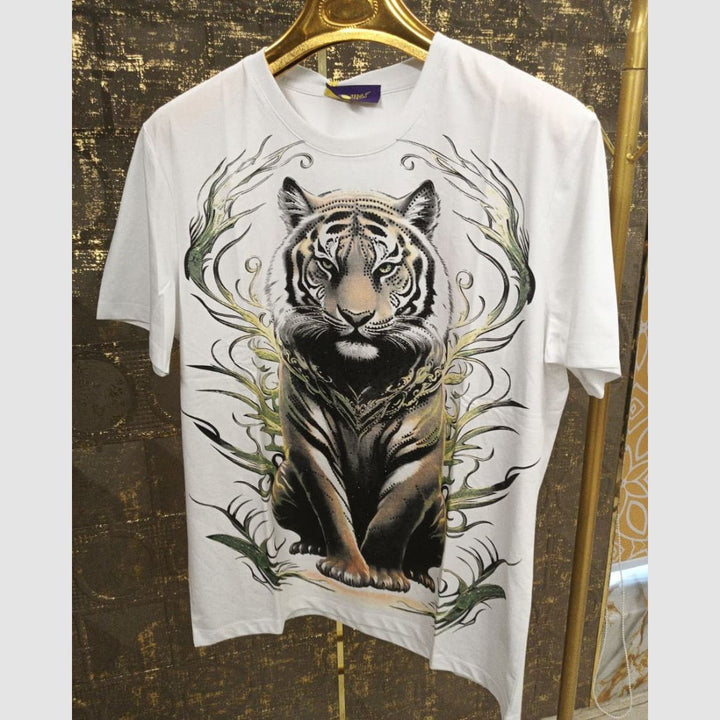Tiger Swarovski Graphic T-Shirt