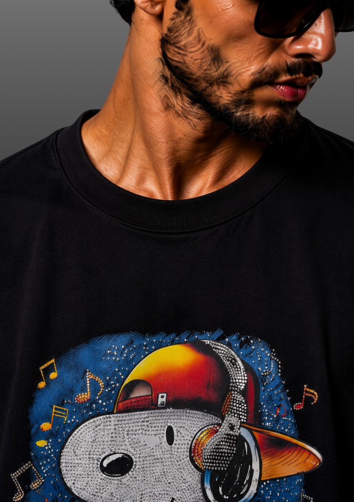 Swarovski Musical Graphic T-Shirt