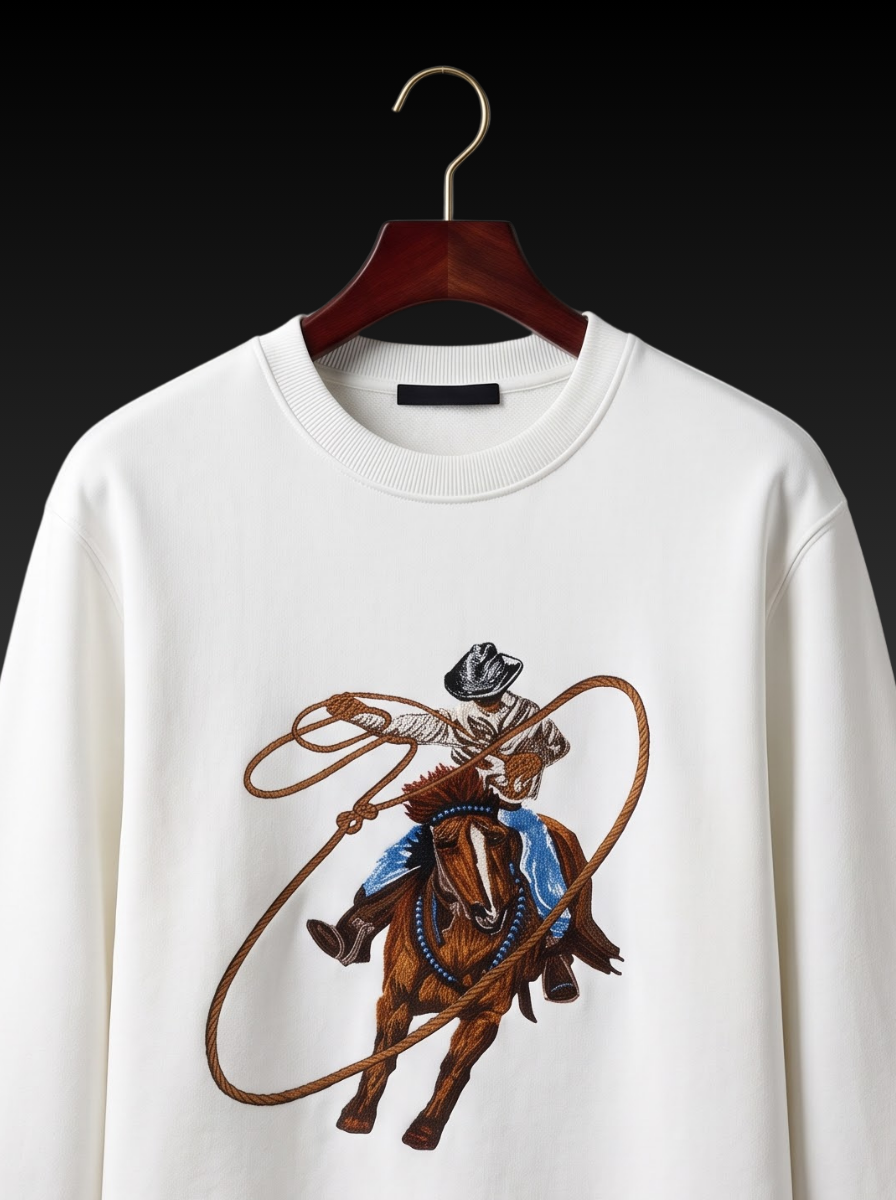 Premium Horse Rider Printed Sweatshirt