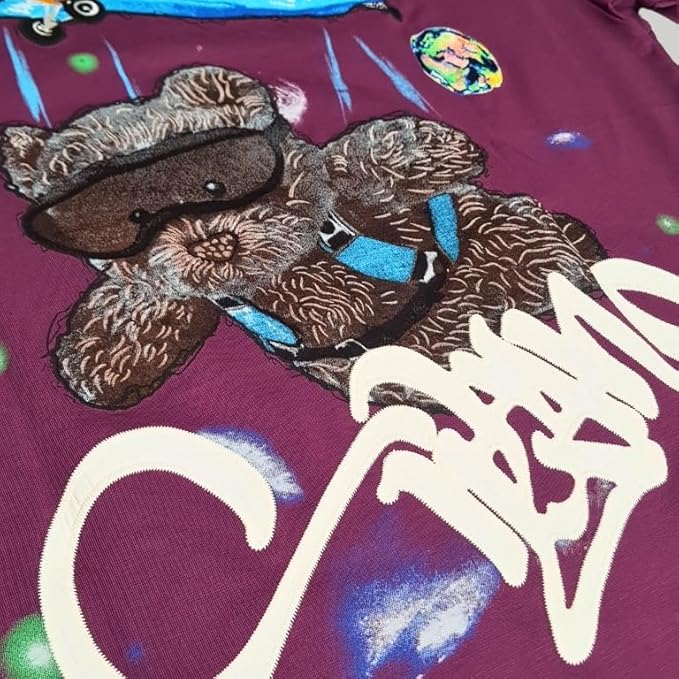 Pilot Bear Embroidered T-Shirt