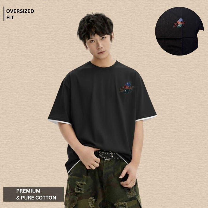 Premium Cotton Oversized Graphic T-Shirt