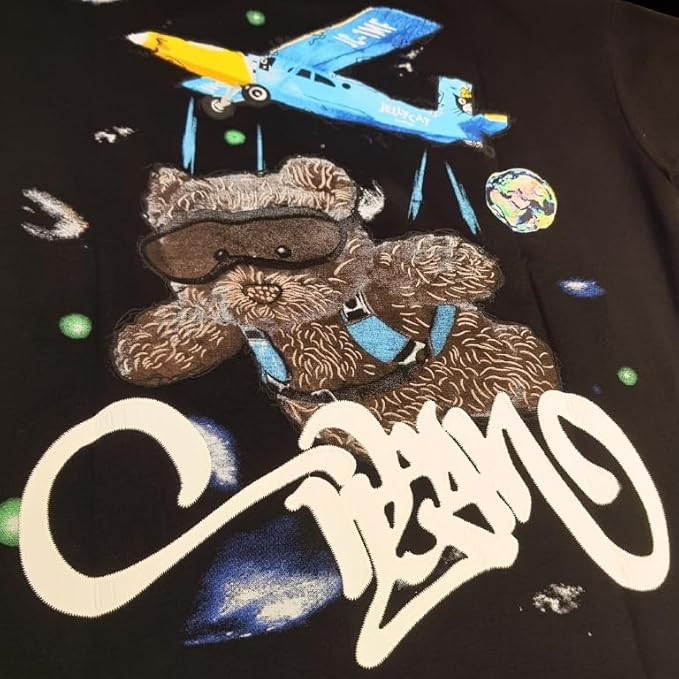 Pilot Bear Embroidered T-Shirt