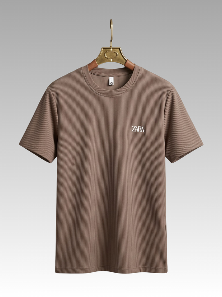 Ribbed T-Shirt &amp; Shorts Cordset