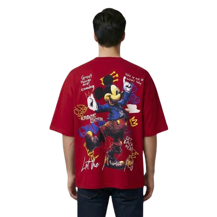 Mickey Mouse Oversized Graphic T-Shirt