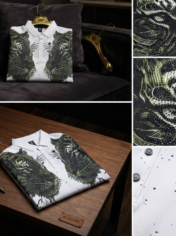 Twin Tiger Swarovski Polo
