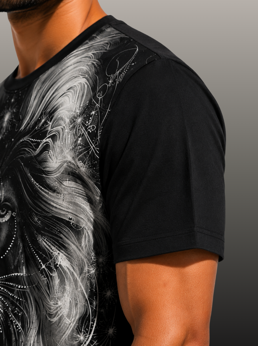 Lion Face Swarovski T-Shirt