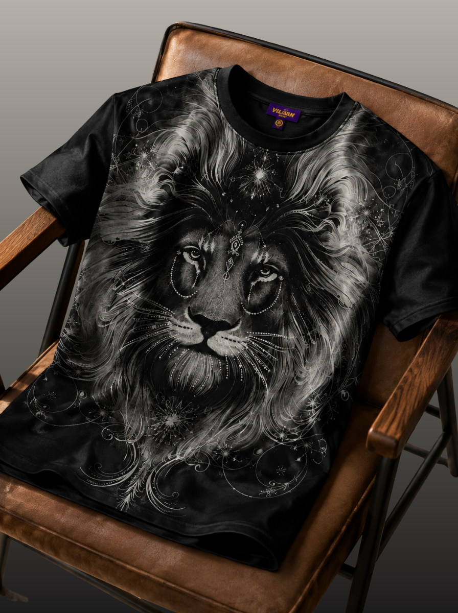 Lion Face Swarovski T-Shirt