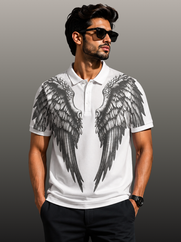 Angel Wings Swarovski Polo