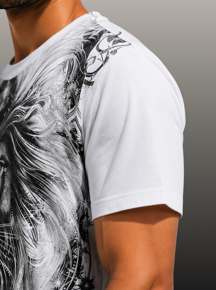 Lion Face Swarovski T-Shirt
