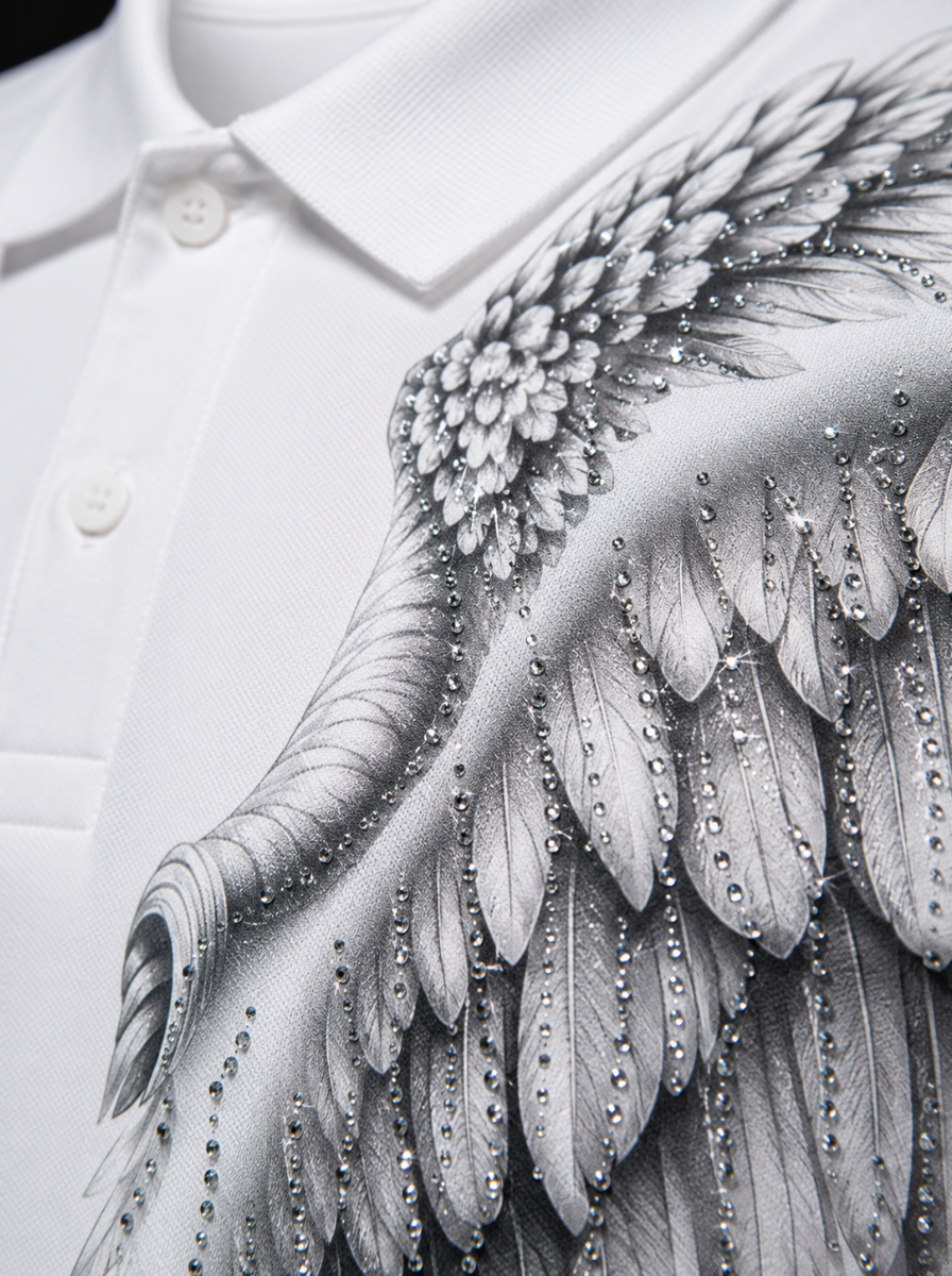 Angel Wings Swarovski Polo