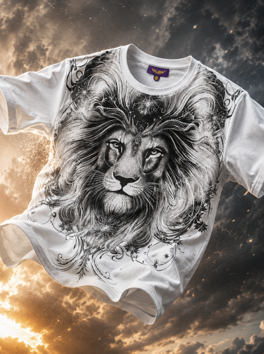 Lion Face Swarovski T-Shirt