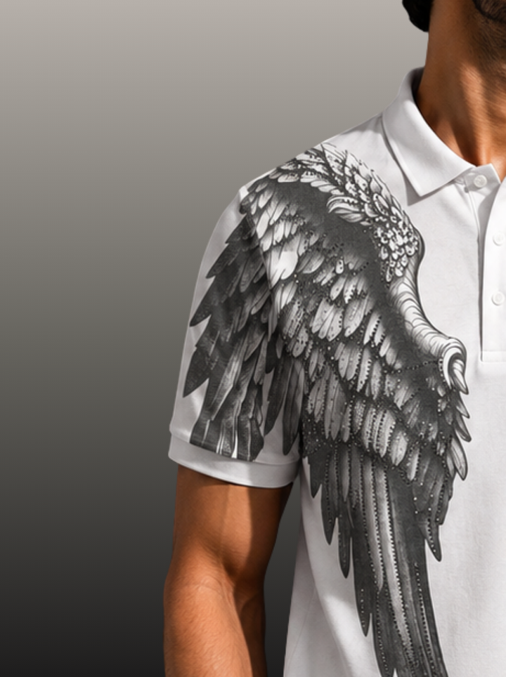 Angel Wings Swarovski Polo